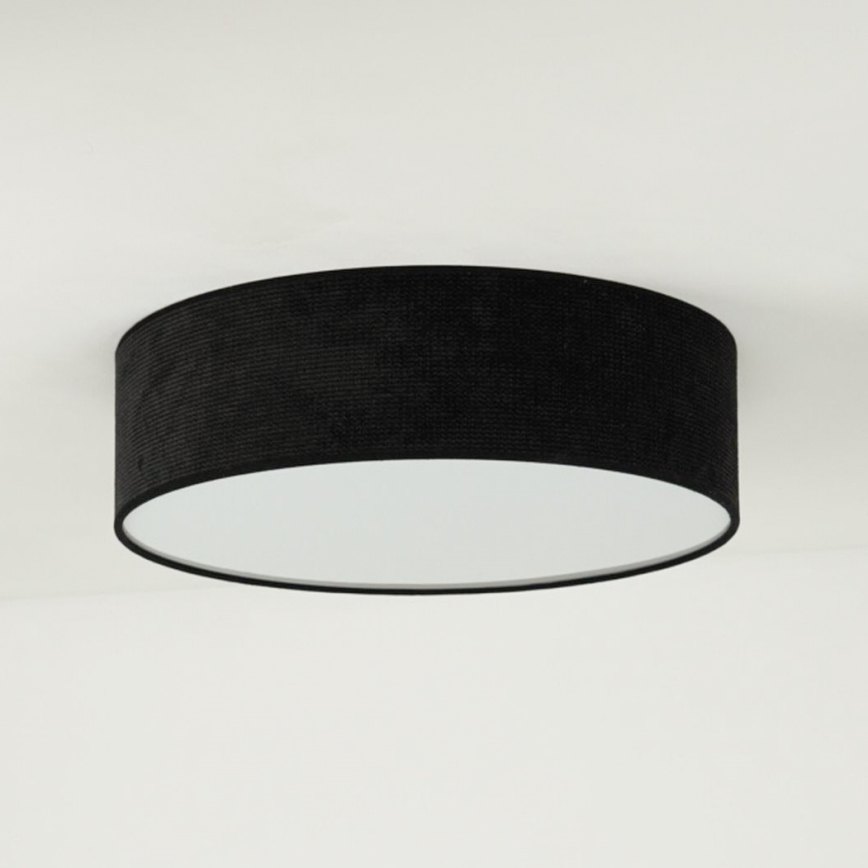 Duolla - Plafón LED CORTINA LED/26W/230V diá. 45 cm 4000K negro