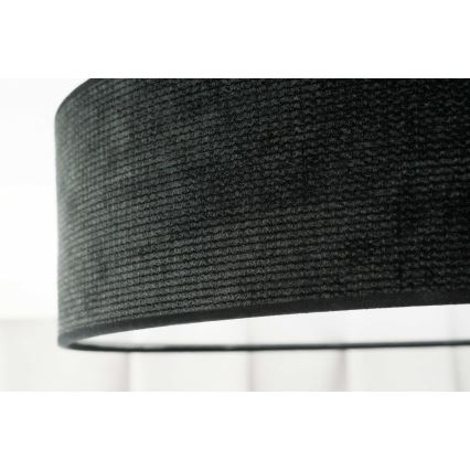 Duolla - Plafón LED CORTINA LED/26W/230V diá. 45 cm 4000K negro