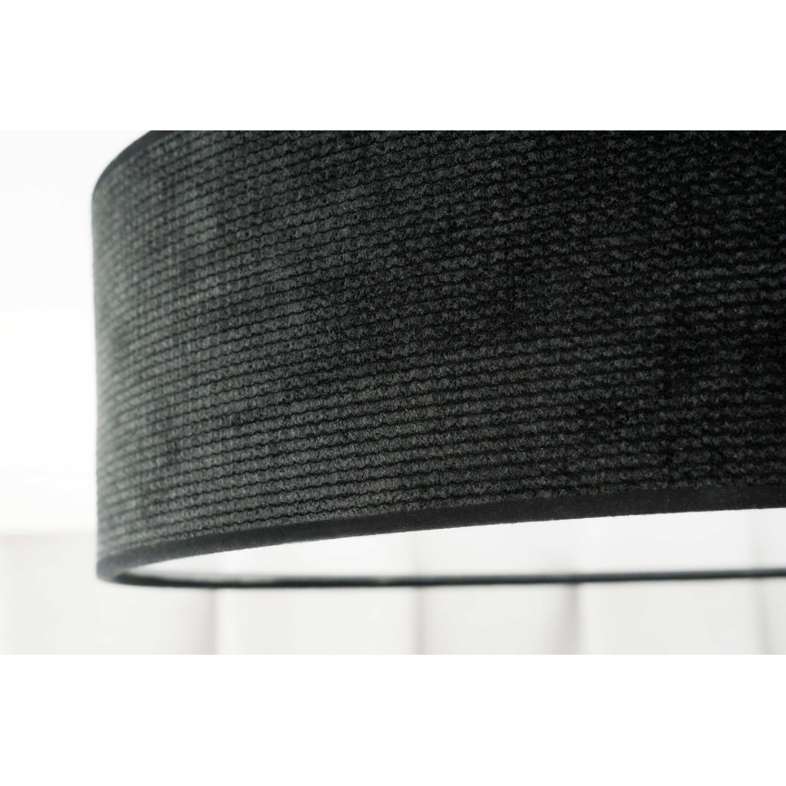 Duolla - Plafón LED CORTINA LED/26W/230V diá. 45 cm 4000K negro