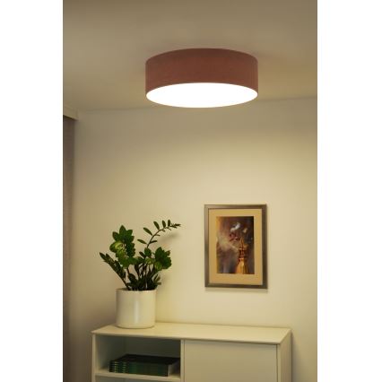 Duolla - Plafón LED CORTINA LED/26W/230V diá. 45 cm 4000K rosa
