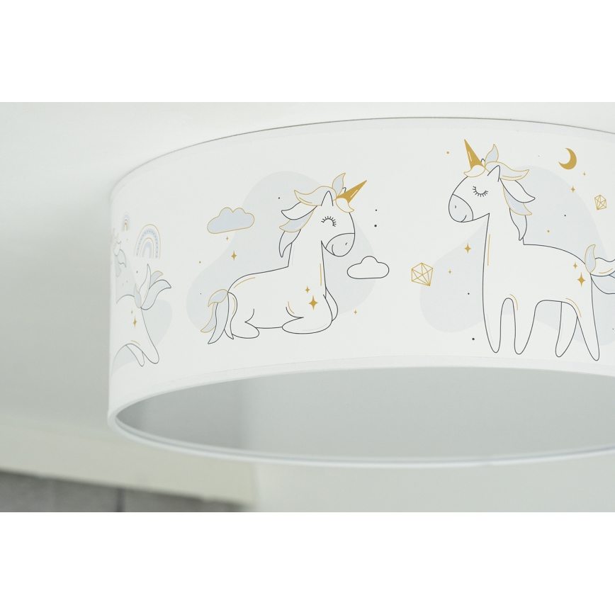 Duolla - Plafón LED infantil CORTINA LED/26W/230V diá. 40 cm 4000K