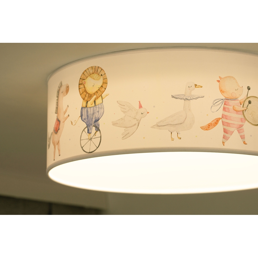 Duolla - Plafón LED infantil CORTINA LED/26W/230V diá. 40 cm 4000K