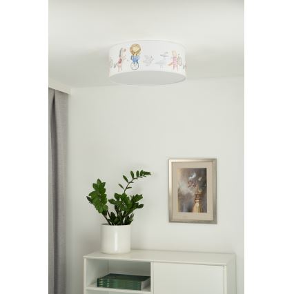 Duolla - Plafón LED infantil CORTINA LED/26W/230V diá. 40 cm 4000K