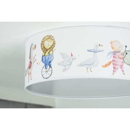 Duolla - Plafón LED infantil CORTINA LED/26W/230V diá. 40 cm 4000K