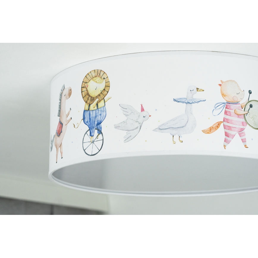 Duolla - Plafón LED infantil CORTINA LED/26W/230V diá. 40 cm 4000K