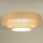Duolla - Plafón LED LUNETA LED/26W/230V diá. 60 cm 4000K ratán/beige/marrón