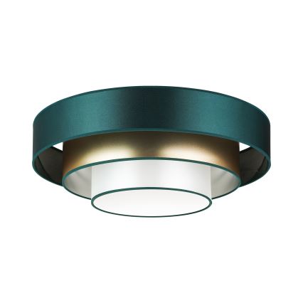 Duolla - Plafón LED LUNETA LED/26W/230V diá. 60 cm 4000K Verde/dorado/blanco