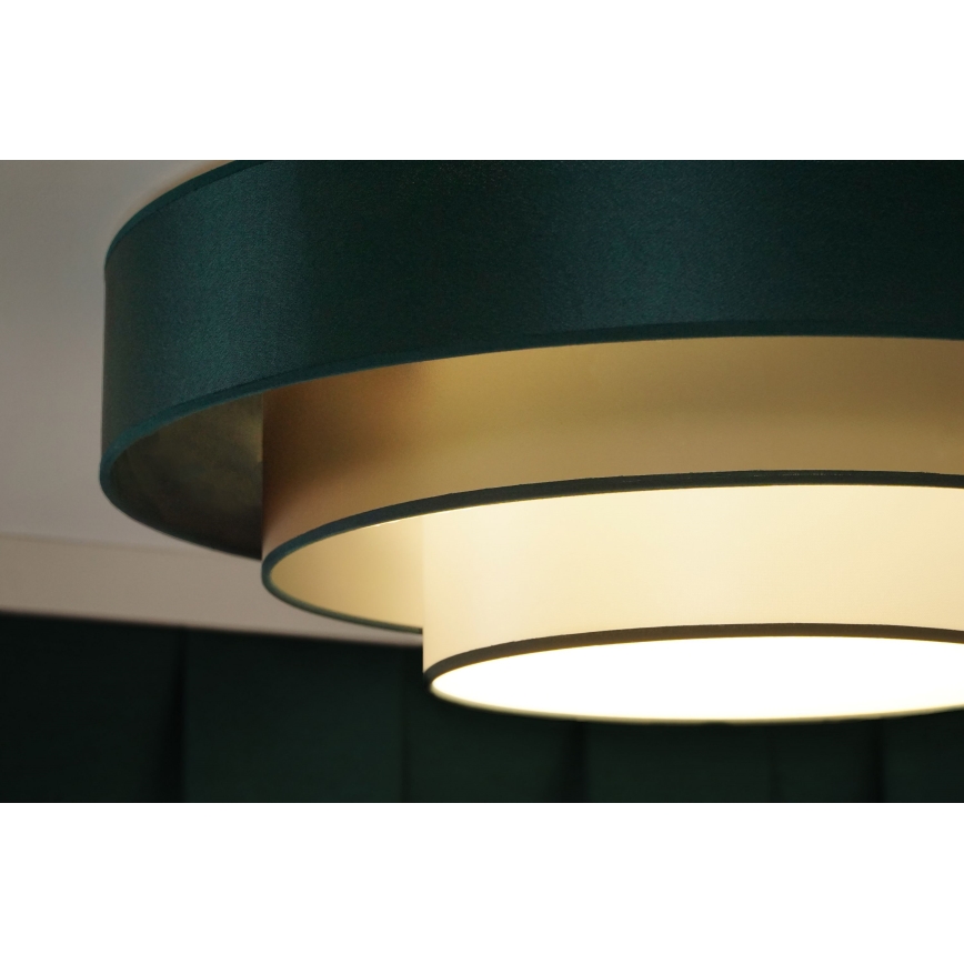 Duolla - Plafón LED LUNETA LED/26W/230V diá. 60 cm 4000K Verde/dorado/blanco