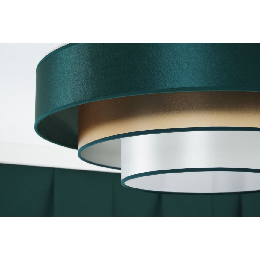 Duolla - Plafón LED LUNETA LED/26W/230V diá. 60 cm 4000K Verde/dorado/blanco