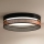 Duolla - Plafón LED ROLLER DUO SHINY LED/24W/230V diá. 45 cm negro/cobre