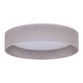 Duolla - Plafón LED ROLLER LED/24W/230V d. 45 cm gris claro