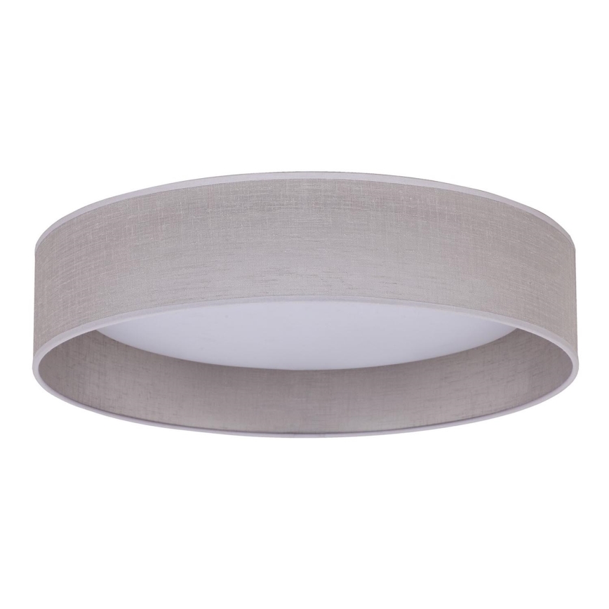 Duolla - Plafón LED ROLLER LED/24W/230V d. 45 cm gris claro