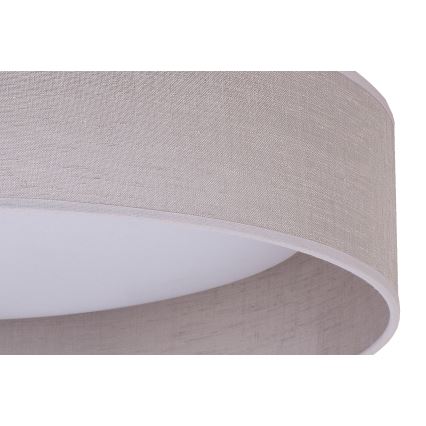 Duolla - Plafón LED ROLLER LED/24W/230V d. 45 cm gris claro