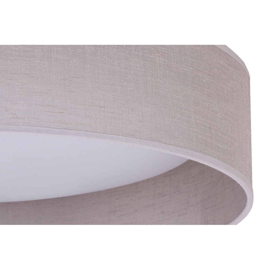 Duolla - Plafón LED ROLLER LED/24W/230V d. 45 cm gris claro