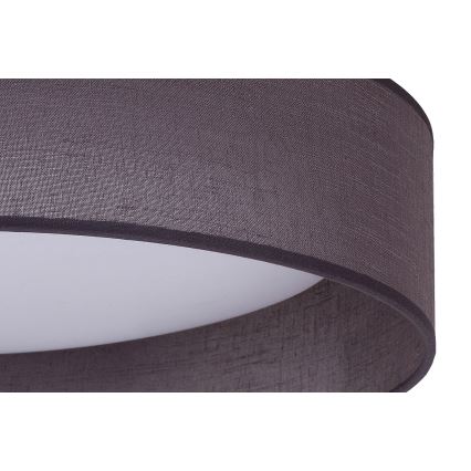 Duolla - Plafón LED ROLLER LED/24W/230V diá. 45 cm antracita