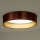Duolla - Plafón LED ROLLER LED/24W/230V diá. 45 cm cobre/dorado