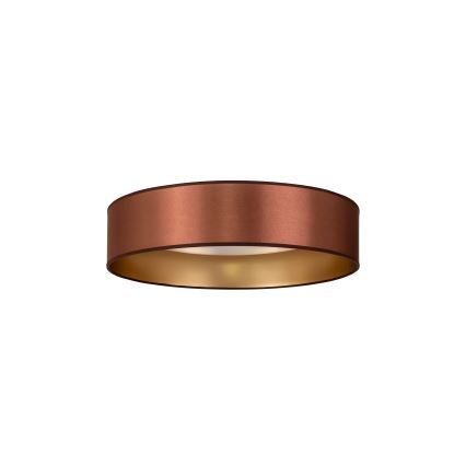 Duolla - Plafón LED ROLLER LED/24W/230V diá. 45 cm cobre/dorado