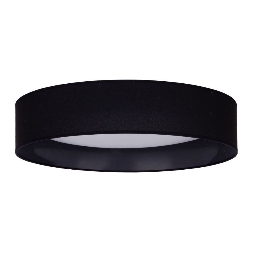 Duolla - Plafón LED ROLLER LED/24W/230V diá. 45 cm negro