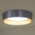 Duolla - Plafón LED ROLLER LED/24W/230V diá. 45 cm plata/dorado