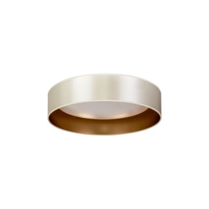 Duolla - Plafón LED ROLLER LED/24W/230V diá. 45 cm plata/dorado