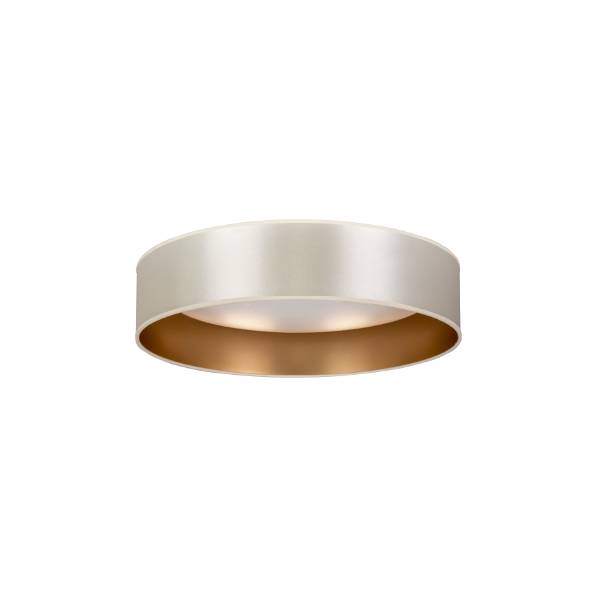 Duolla - Plafón LED ROLLER LED/24W/230V diá. 45 cm plata/dorado