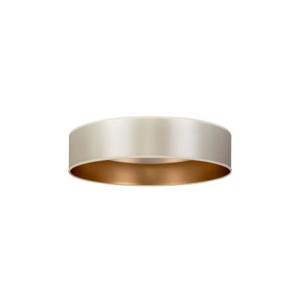 Duolla - Plafón LED ROLLER LED/24W/230V diá. 45 cm plata/dorado