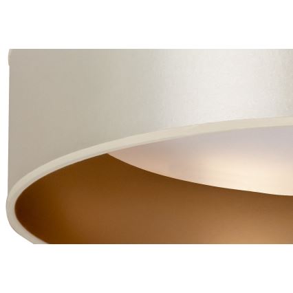 Duolla - Plafón LED ROLLER LED/24W/230V diá. 45 cm plata/dorado
