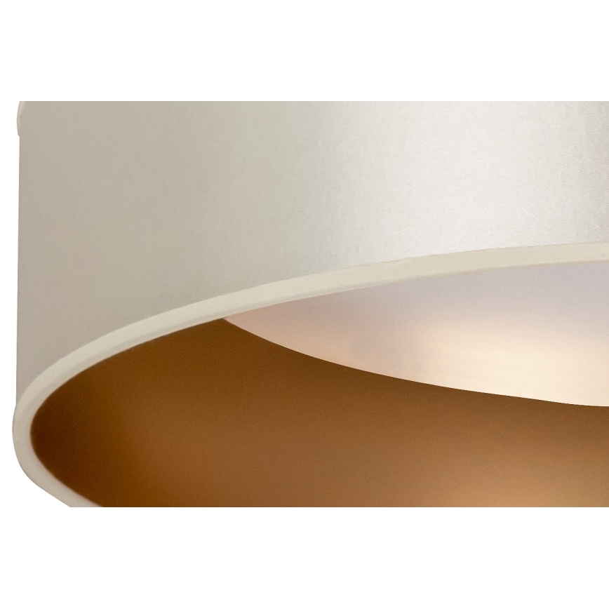Duolla - Plafón LED ROLLER LED/24W/230V diá. 45 cm plata/dorado