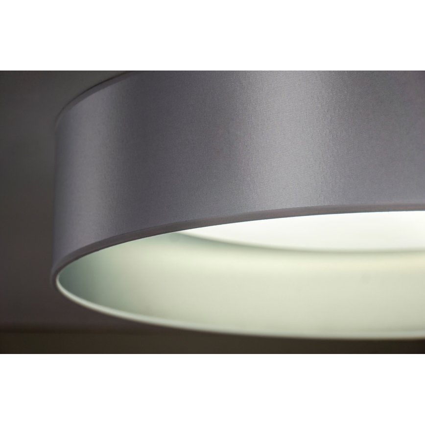 Duolla - Plafón LED ROLLER LED/24W/230V diá. 45 cm plata