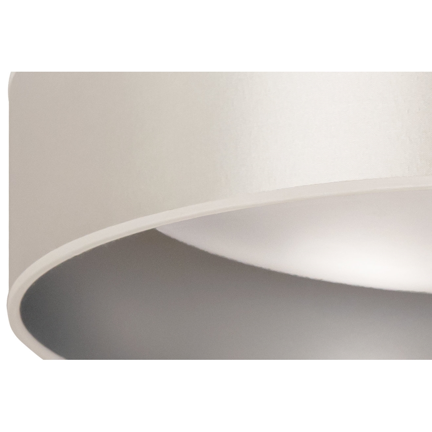 Duolla - Plafón LED ROLLER LED/24W/230V diá. 45 cm plata