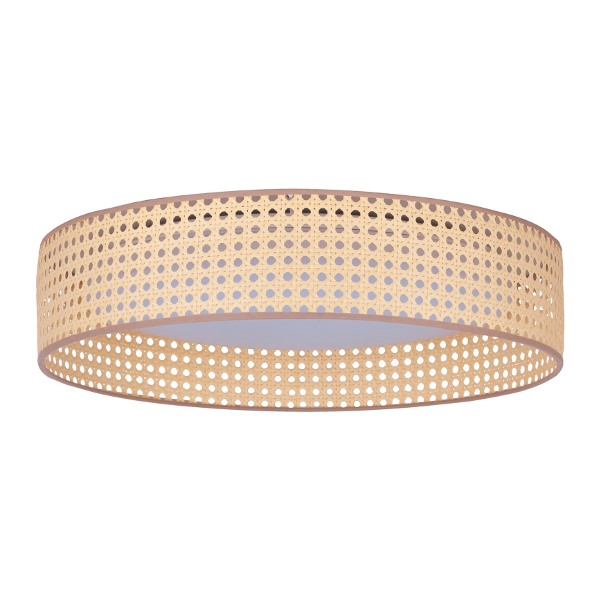 Duolla - Plafón LED ROLLER LED/24W/230V diá. 45 cm ratán