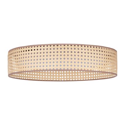 Duolla - Plafón LED ROLLER LED/24W/230V diá. 45 cm ratán