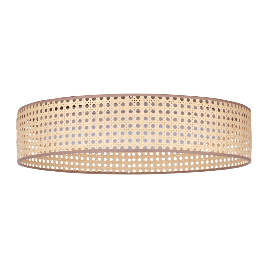 Duolla - Plafón LED ROLLER LED/24W/230V diá. 45 cm ratán