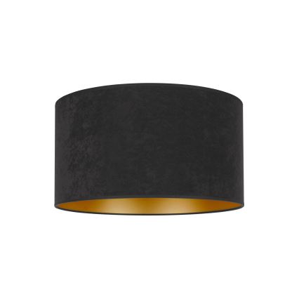 Duolla - Plafón ROLLER 1xE27/15W/230V diá. 40 cm negro/dorado