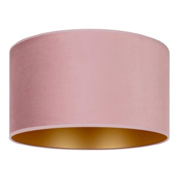 Duolla - Plafón ROLLER 1xE27/15W/230V diá. 40 cm rosa/dorado