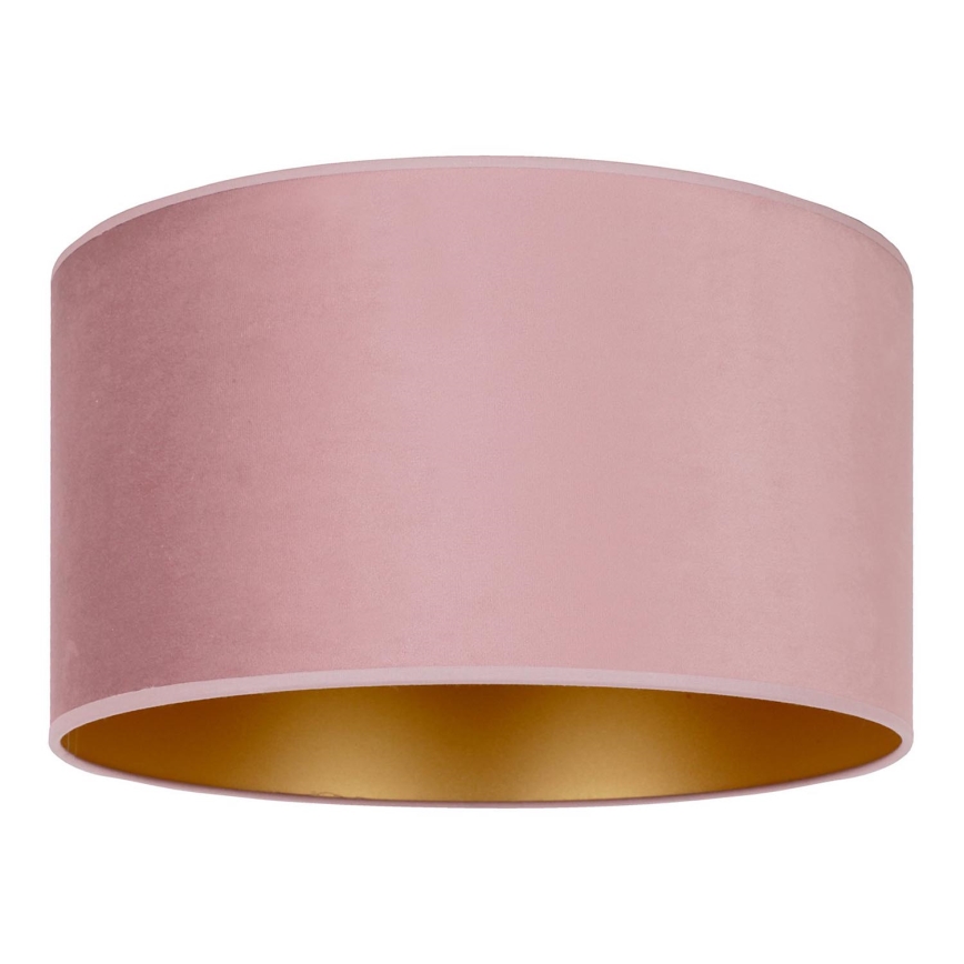 Duolla - Plafón ROLLER 1xE27/15W/230V diá. 40 cm rosa/dorado