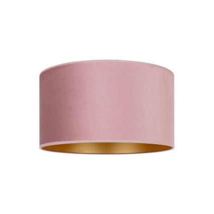 Duolla - Plafón ROLLER 1xE27/15W/230V diá. 40 cm rosa/dorado