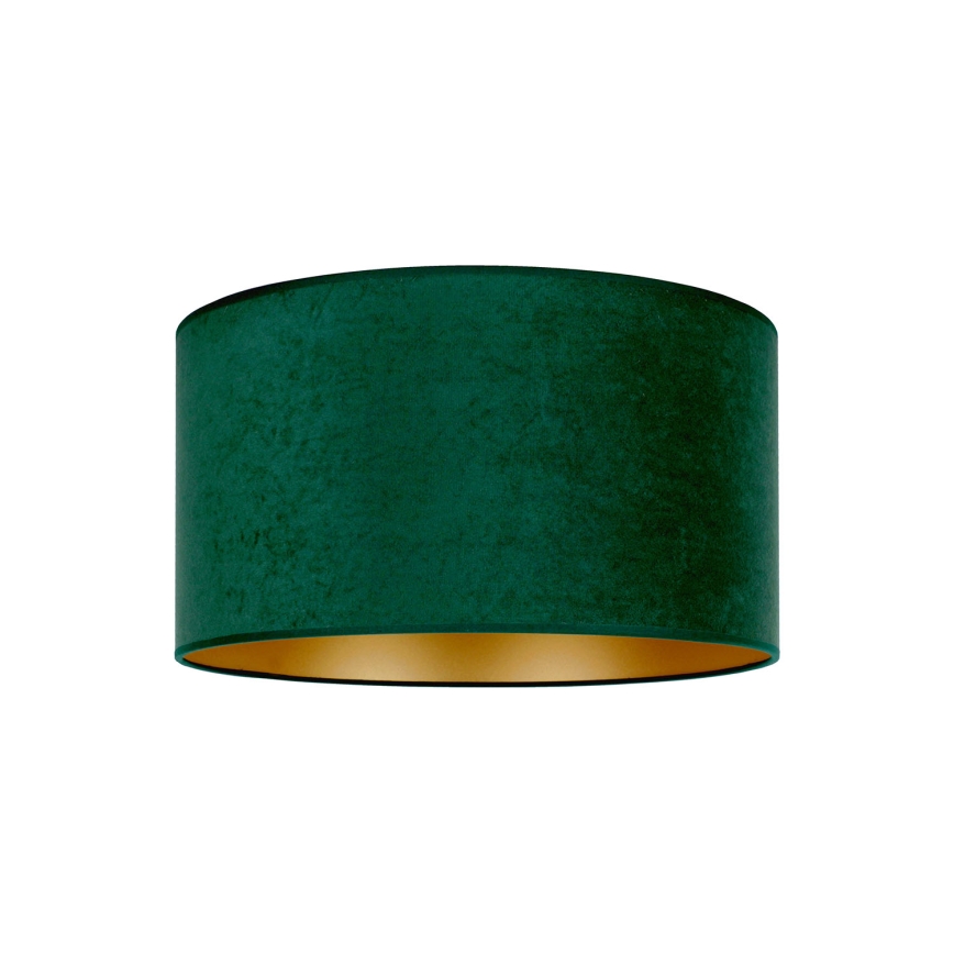 Duolla - Plafón ROLLER 1xE27/15W/230V diá. 40 cm tmavě verde/dorado