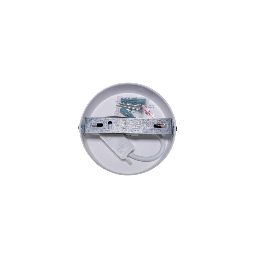 Duolla - Plafón YUTE TRIO 1xE27/15W/230V diá. 45 cm marrón/gris/beige
