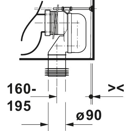 Duravit 20600900002 - Inodoro combinado D-CODE cerámica/blanco brillante