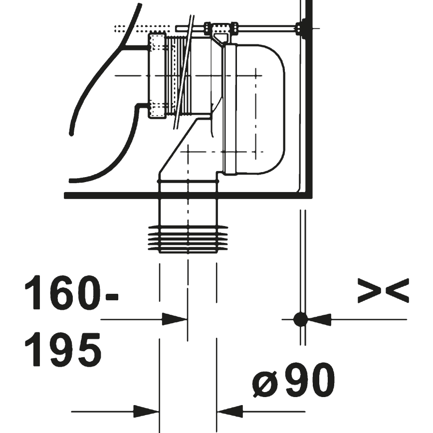 Duravit 20600900002 - Inodoro combinado D-CODE cerámica/blanco brillante