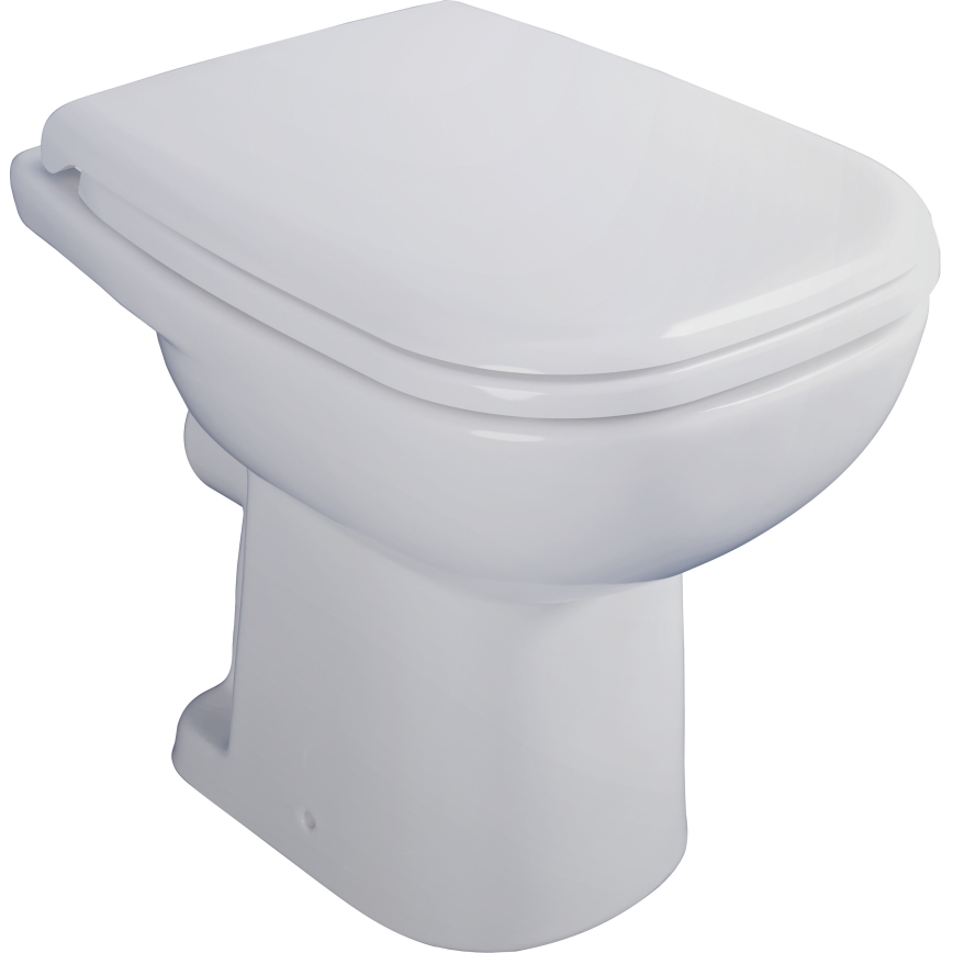 Duravit 21080900002 - Inodoro de suelo D-CODE cerámica/blanco brillante