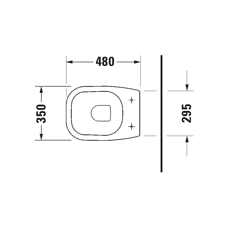 Duravit 21080900002 - Inodoro de suelo D-CODE cerámica/blanco brillante