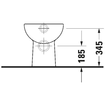 Duravit 21080900002 - Inodoro de suelo D-CODE cerámica/blanco brillante