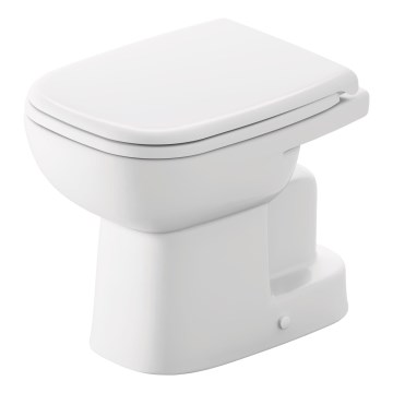 Duravit 21100100002 - Inodoro de pie D-CODE cerámica/blanco brillante