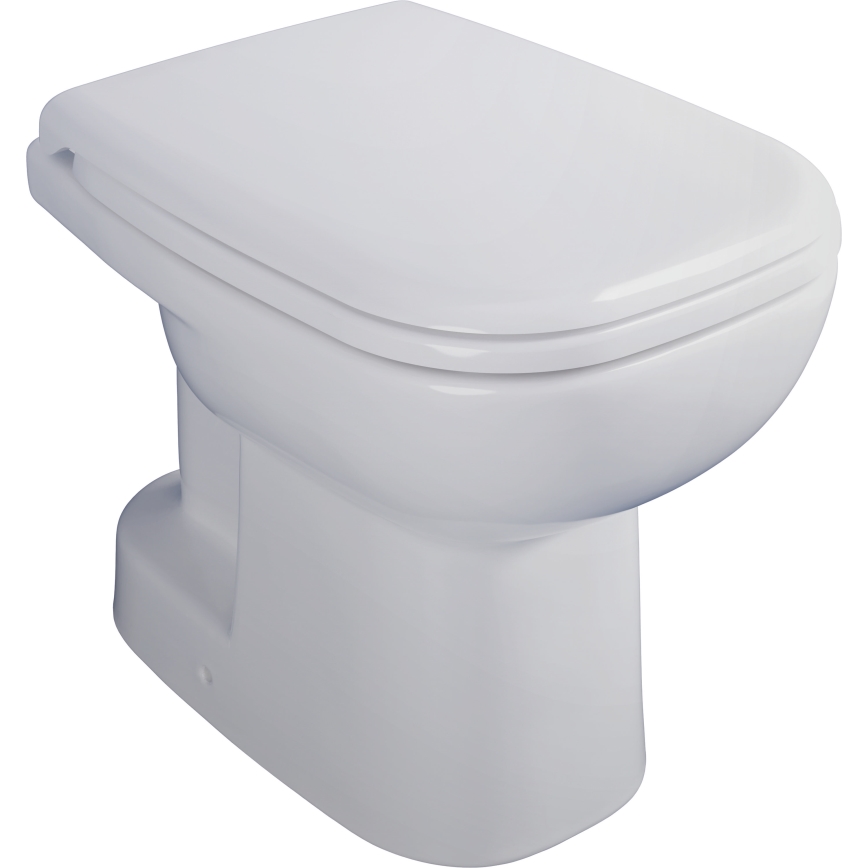 Duravit 21100100002 - Inodoro de pie D-CODE cerámica/blanco brillante
