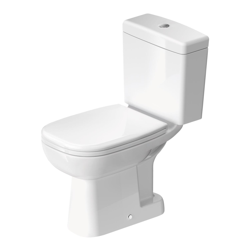 Duravit 21110100002 - Inodoro combinado D-CODE cerámica/blanco brillante
