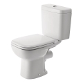Duravit 21110900002 - Inodoro combinado D-CODE, cerámica / blanco brillante