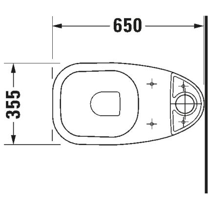 Duravit 21110900002 - Inodoro combinado D-CODE, cerámica / blanco brillante