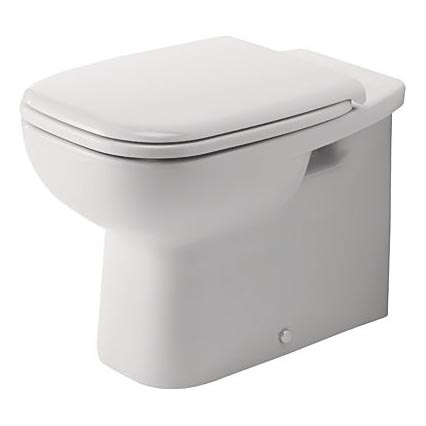 Duravit 21150900002 - Inodoro de pie D-CODE, cerámica, blanco brillante